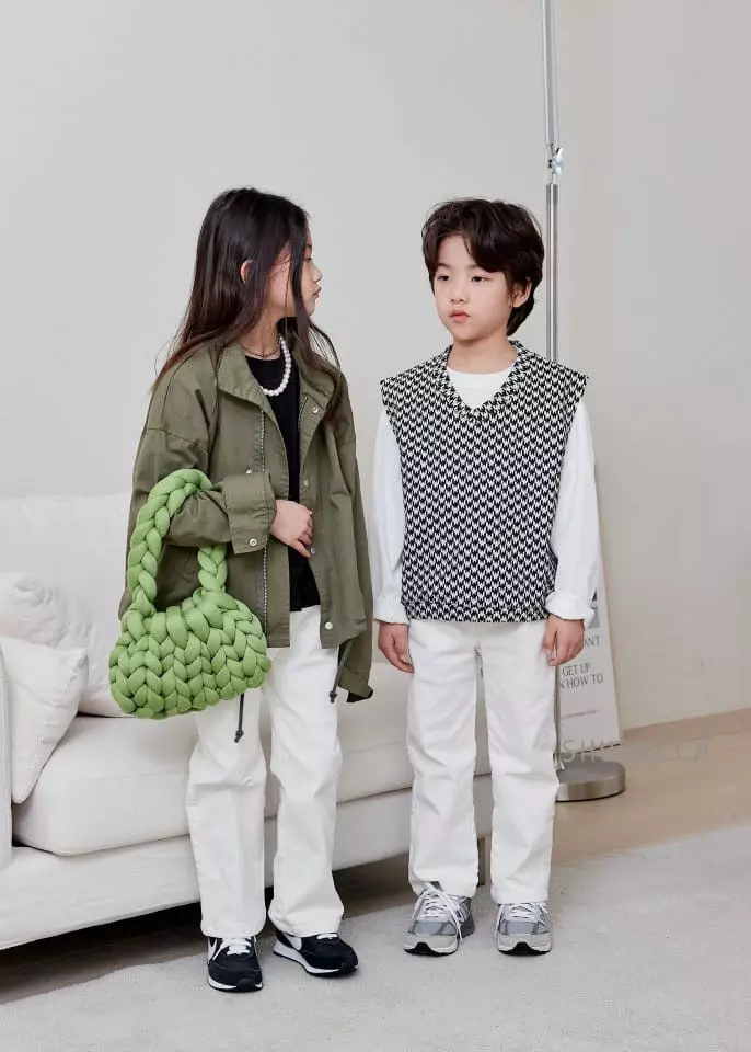 Shurrcca - Korean Children Fashion - #magicofchildhood - Hound Vest - 5