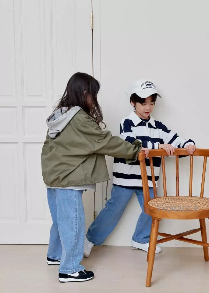 Shurrcca - Korean Children Fashion - #stylishchildhood - 102 Wide Jeans - 8