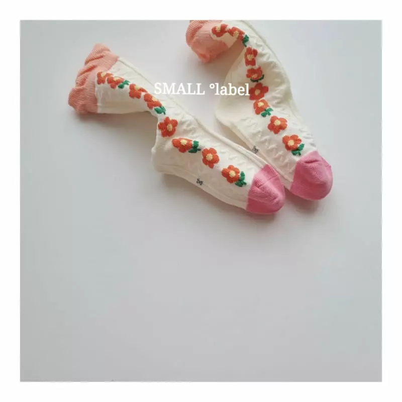 Small Label - Korean Children Fashion - #Kfashion4kids - Flower Socks Set - 6