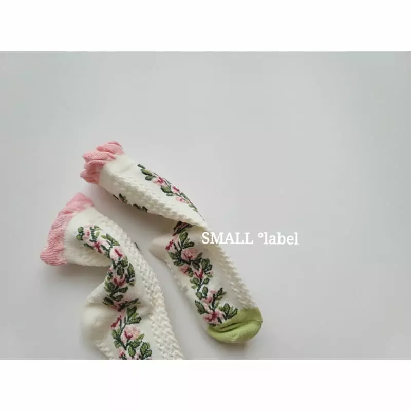 Small Label - Korean Children Fashion - #kidsshorts - Flower Socks Set - 4