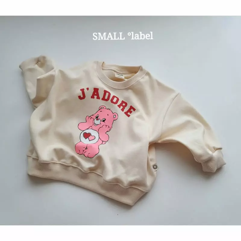 Small Label - Korean Children Fashion - #littlefashionista - Pink Bear Sweatshirt - 3