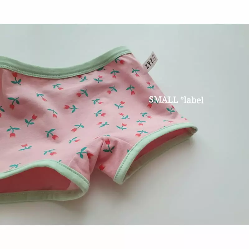 Small Label - Korean Children Fashion - #littlefashionista - Flower Underewear Set - 2