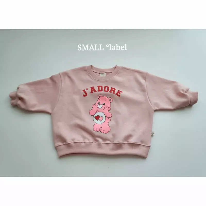 Small Label - Korean Children Fashion - #prettylittlegirls - Pink Bear Sweatshirt - 6