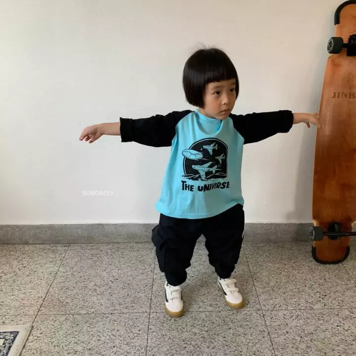 Soboroo - Korean Children Fashion - #childofig - Universe Raglan Tee - 8