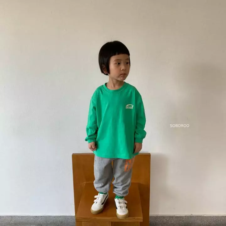 Soboroo - Korean Children Fashion - #childofig - Single Logo Tee - 6
