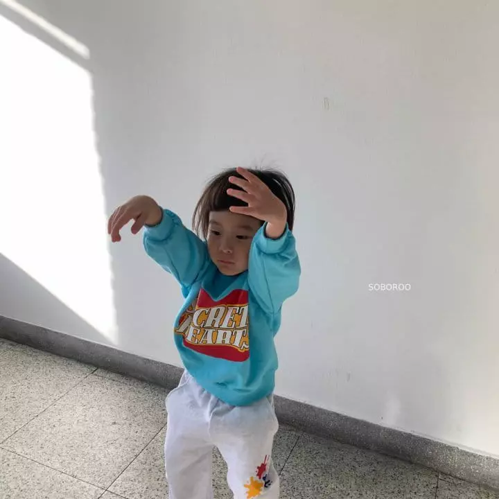 Soboroo - Korean Children Fashion - #designkidswear - Love Sweatshirt - 6
