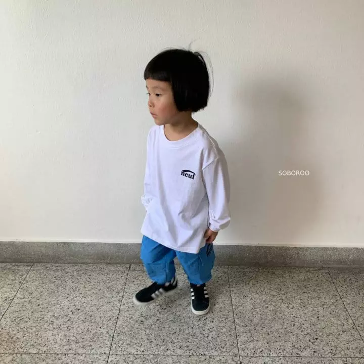 Soboroo - Korean Children Fashion - #discoveringself - Single Logo Tee - 9