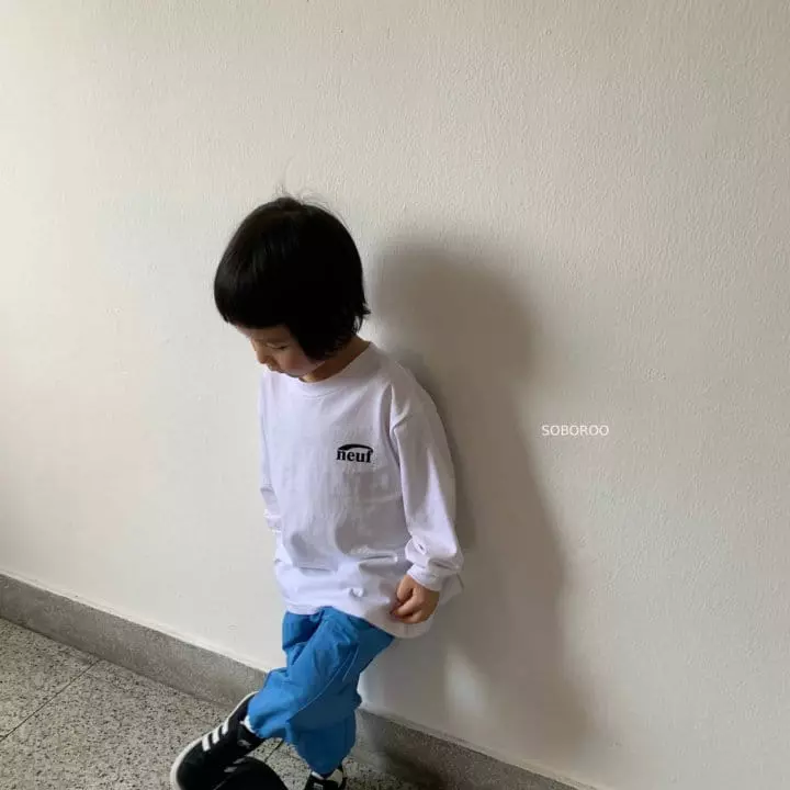 Soboroo - Korean Children Fashion - #fashionkids - Single Logo Tee - 10