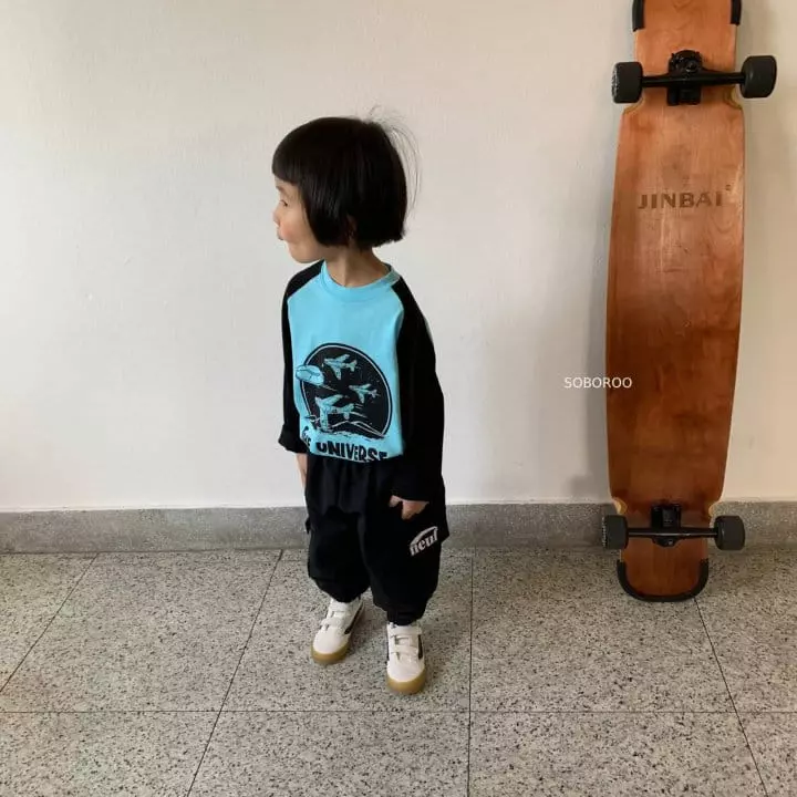 Soboroo - Korean Children Fashion - #kidzfashiontrend - Universe Raglan Tee - 2