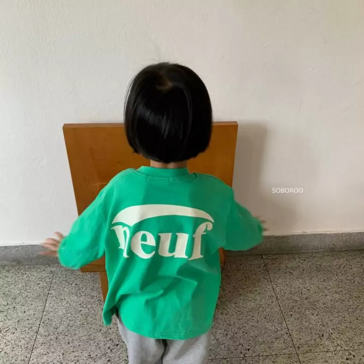 Soboroo - Korean Children Fashion - #littlefashionista - Single Logo Tee