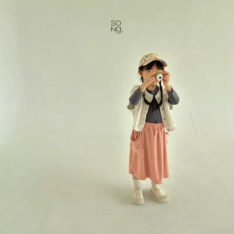 Song - Korean Children Fashion - #designkidswear - Pocket Skirt - 4