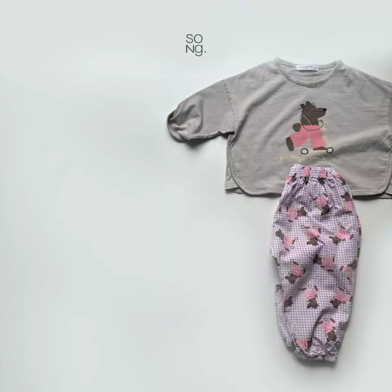 Song - Korean Children Fashion - #littlefashionista - Check Puppy Pants - 3