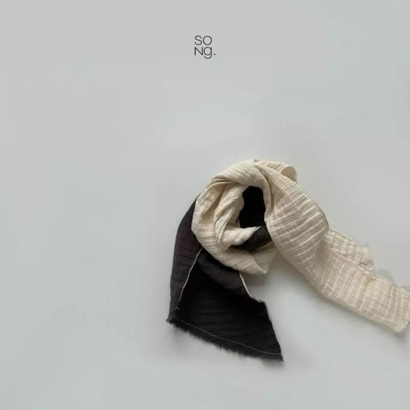 Song - Korean Children Fashion - #prettylittlegirls - Two Tone Muffler - 5