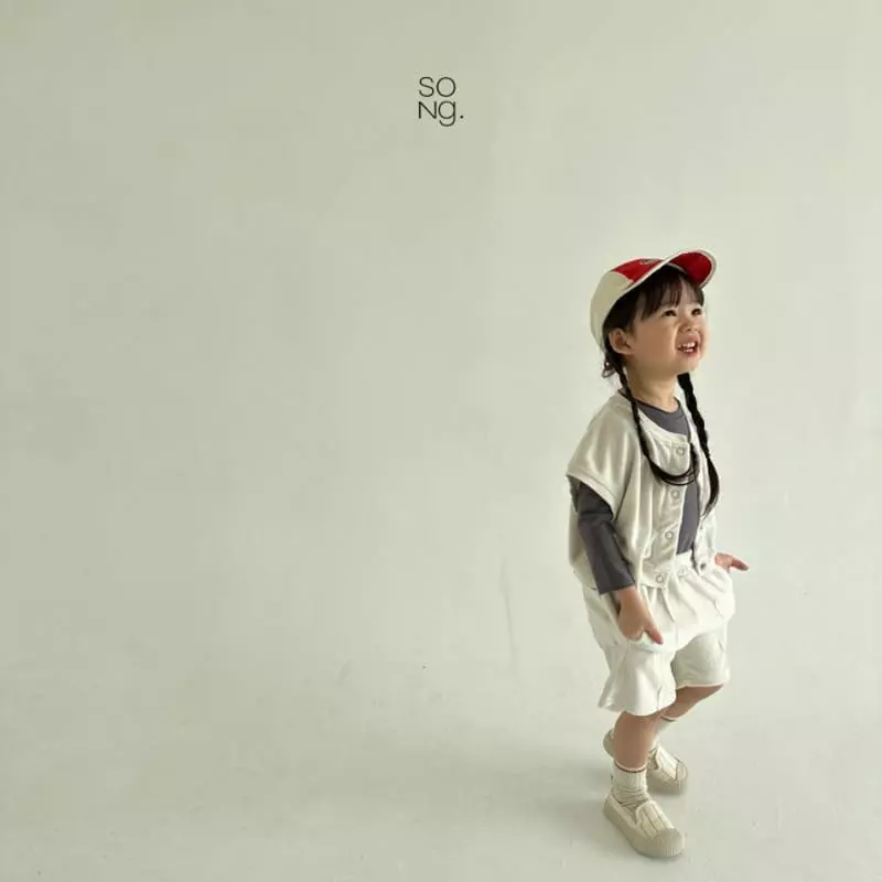 Song - Korean Children Fashion - #stylishchildhood - Embrodiery Teddy Vest - 11