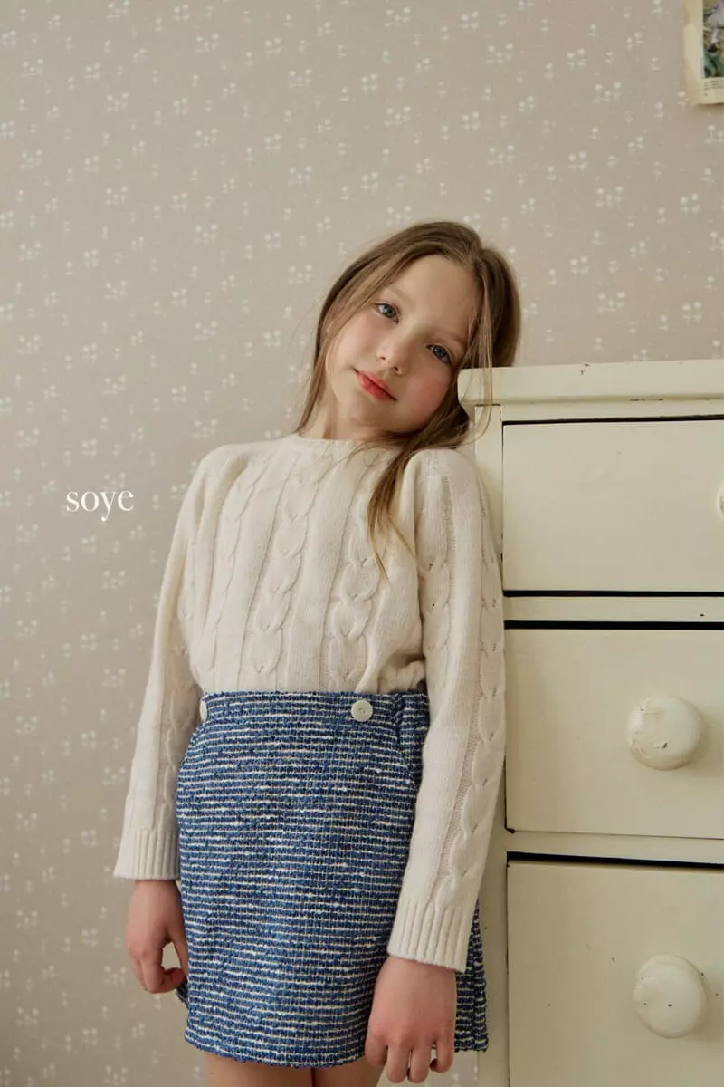 Soye - Korean Children Fashion - #discoveringself - Twid Button Skirt - 12
