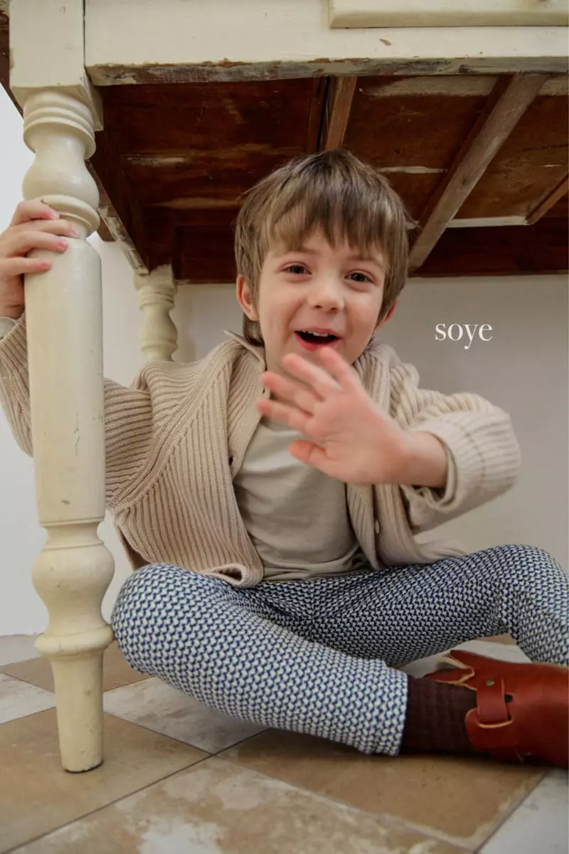 Soye - Korean Children Fashion - #toddlerclothing - Jacquard Pants - 8