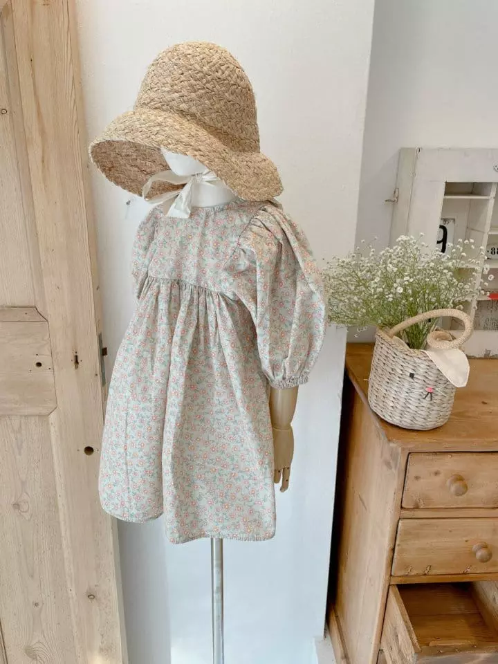 Studio M - Korean Children Fashion - #childofig - Clarara Balloon Paint One-piece - 3