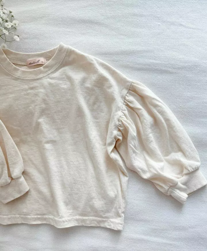 Studio M - Korean Children Fashion - #childrensboutique - Ann Shirring Tee - 8