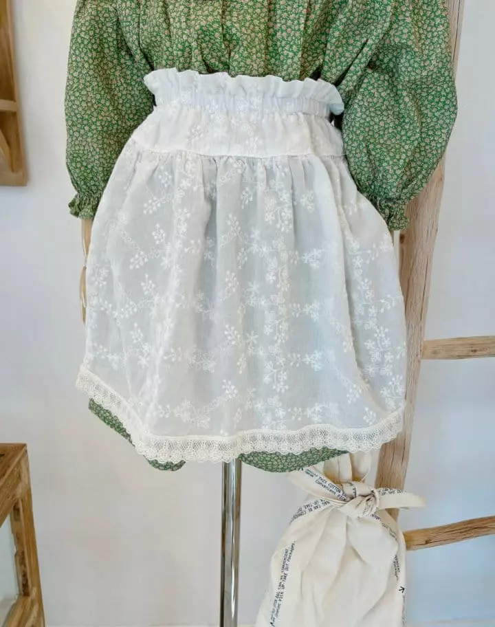 Studio M - Korean Children Fashion - #designkidswear - Lace Skirt - 6