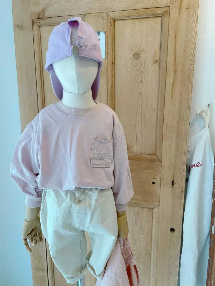 Studio M - Korean Children Fashion - #designkidswear - Whole Embrodiery Tee - 3