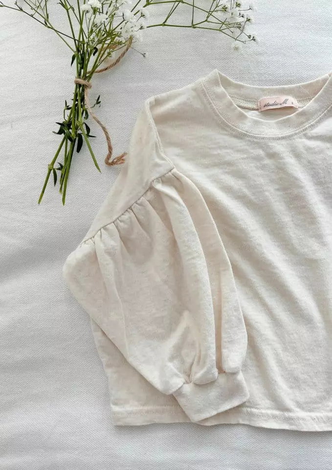Studio M - Korean Children Fashion - #designkidswear - Ann Shirring Tee - 9