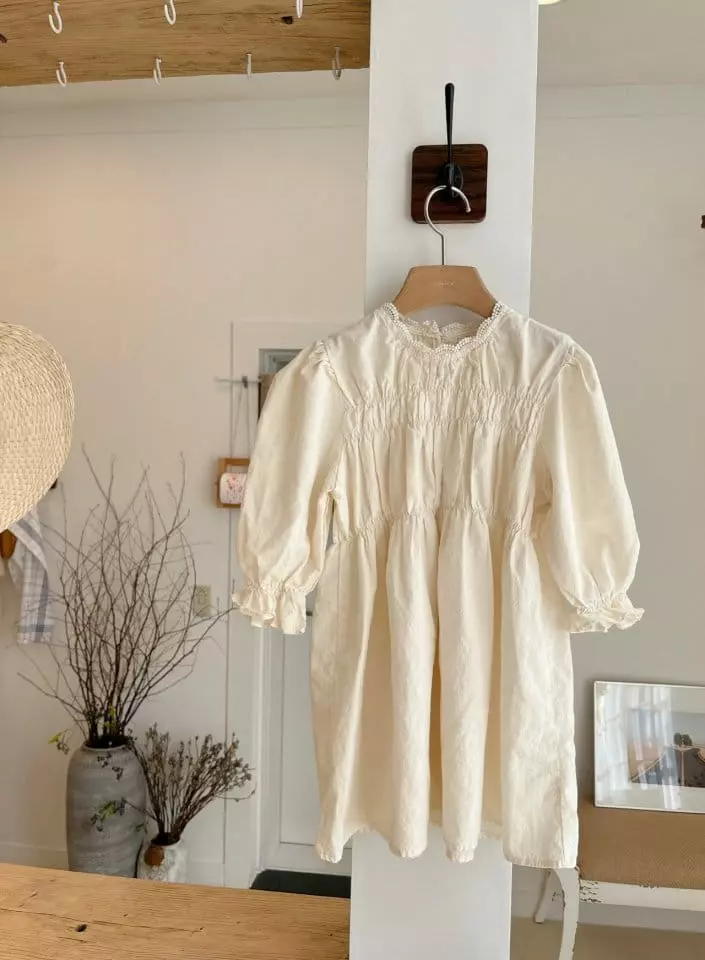 Studio M - Korean Children Fashion - #discoveringself - Anna Wrinkle One-piece - 9