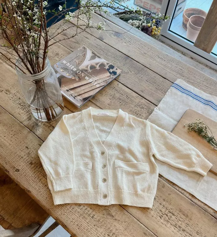 Studio M - Korean Children Fashion - #fashionkids - Bote V Cardigan - 12