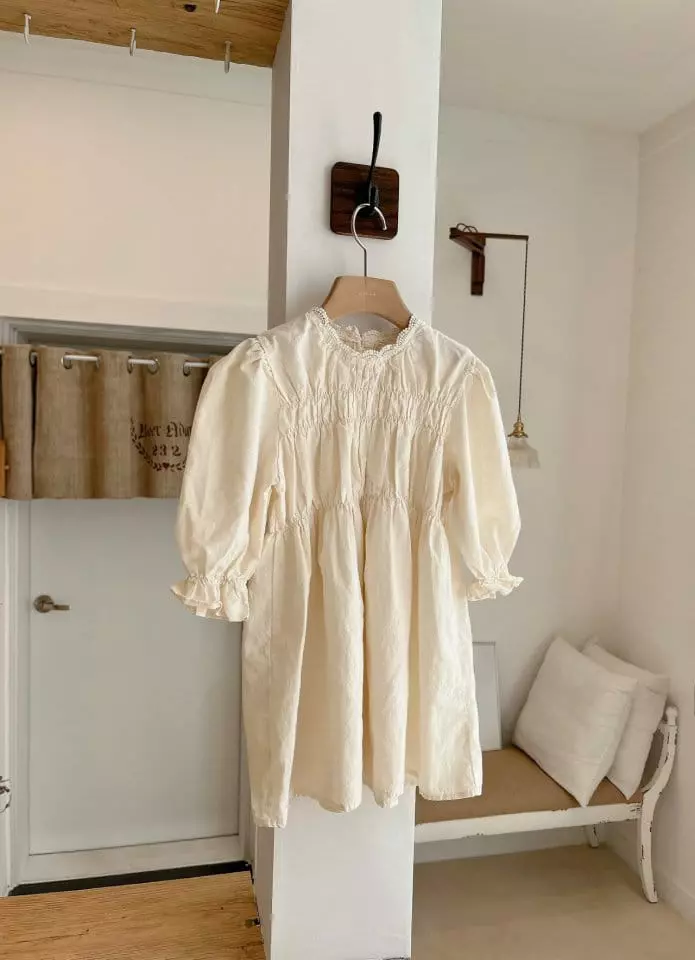 Studio M - Korean Children Fashion - #fashionkids - Anna Wrinkle One-piece - 10