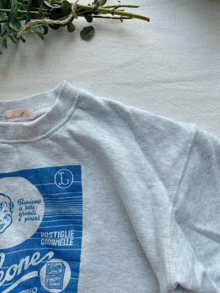 Studio M - Korean Children Fashion - #kidsshorts - Soft Paint Sweatshirt - 11