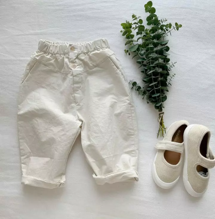 Studio M - Korean Children Fashion - #kidsshorts - Lolen Cotton Pants - 8