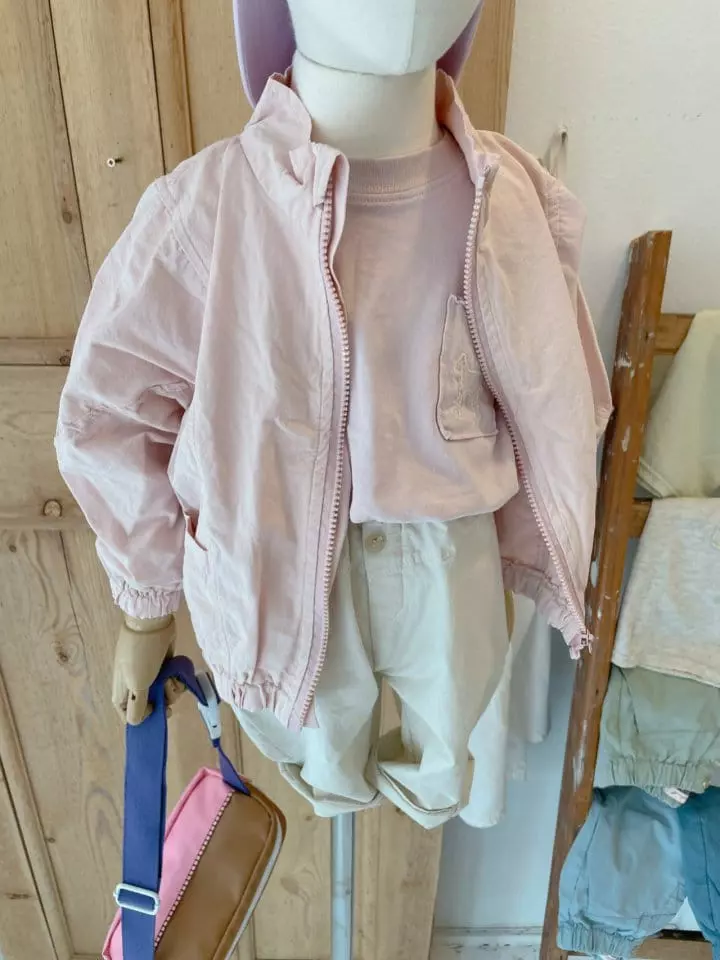 Studio M - Korean Children Fashion - #kidsshorts - Whole Embrodiery Tee - 6