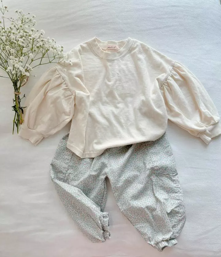 Studio M - Korean Children Fashion - #kidsshorts - Ann Shirring Tee - 12