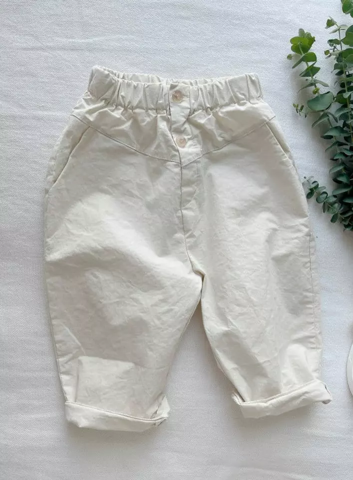 Studio M - Korean Children Fashion - #kidsstore - Lolen Cotton Pants - 9