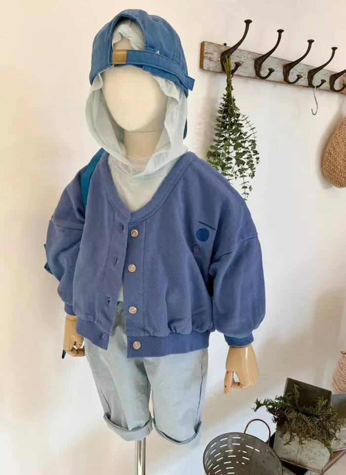Studio M - Korean Children Fashion - #littlefashionista - Cotton V Cardigan - 6