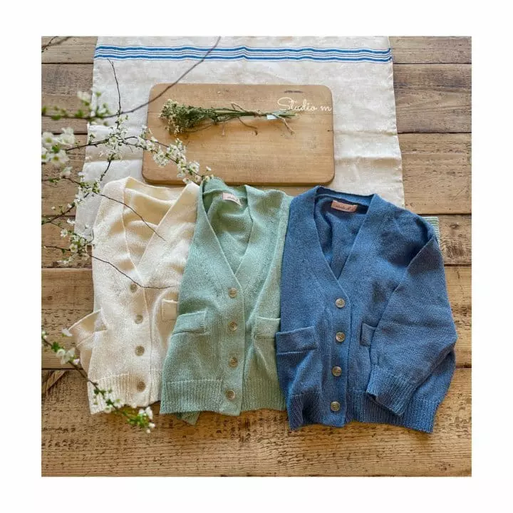 Studio M - Korean Children Fashion - #littlefashionista - Bote V Cardigan