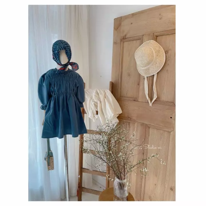 Studio M - Korean Children Fashion - #minifashionista - Anna Wrinkle One-piece