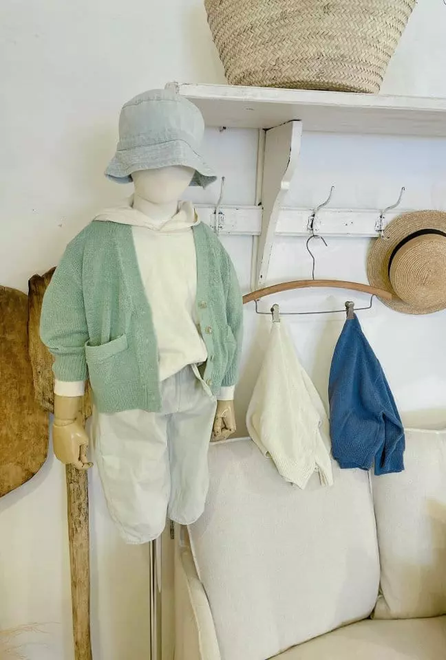Studio M - Korean Children Fashion - #minifashionista - Bote V Cardigan - 4