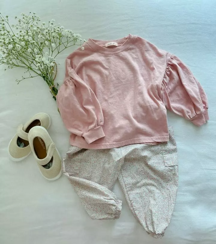 Studio M - Korean Children Fashion - #prettylittlegirls - Ann Shirring Tee - 3