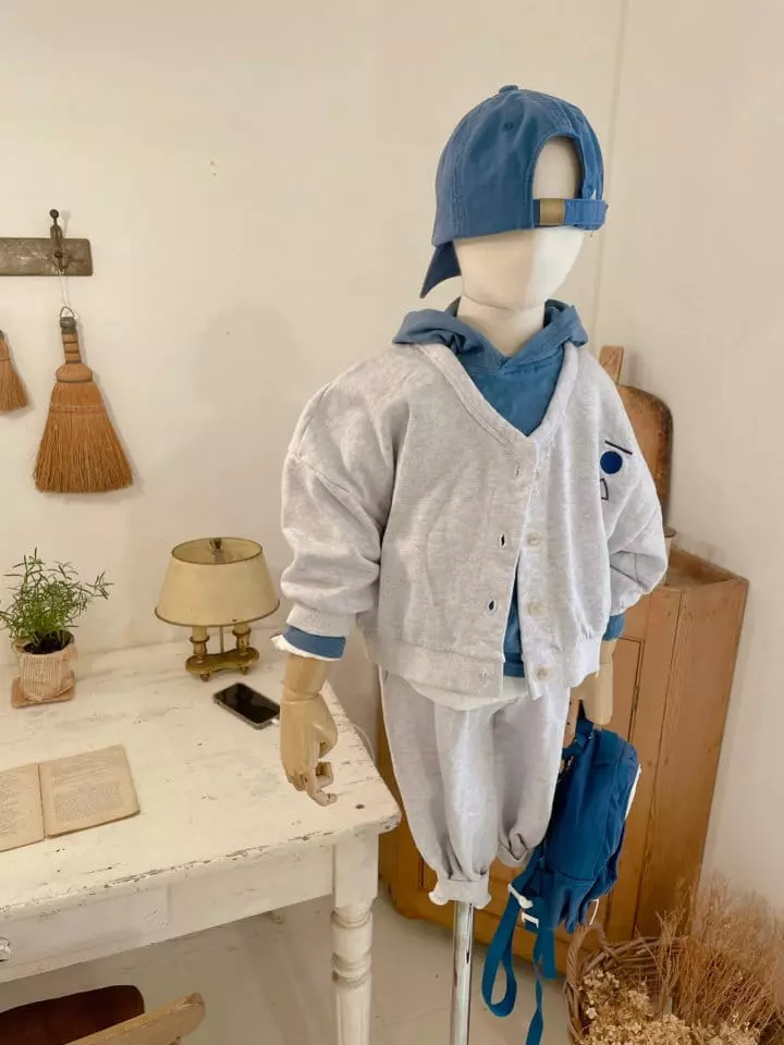 Studio M - Korean Children Fashion - #stylishchildhood - Cotton V Cardigan - 12