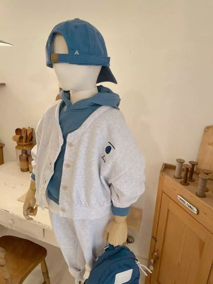 Studio M - Korean Children Fashion - #todddlerfashion - Cotton V Cardigan - 10