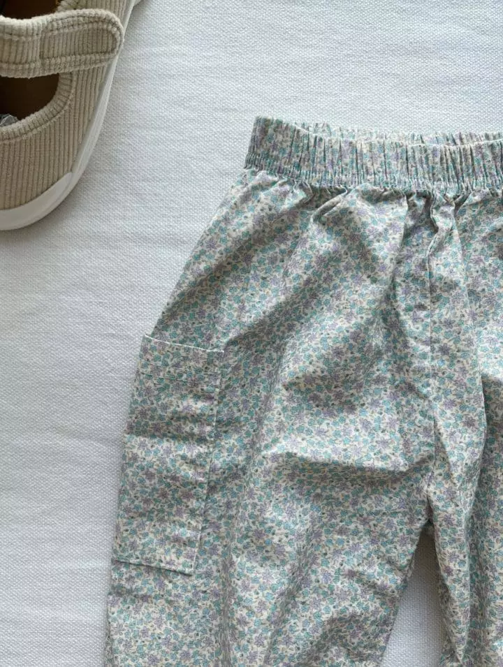 Studio M - Korean Children Fashion - #todddlerfashion - Star Flower Paint Pants - 7