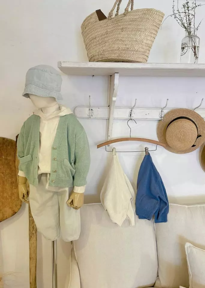 Studio M - Korean Children Fashion - #todddlerfashion - Bote V Cardigan - 5