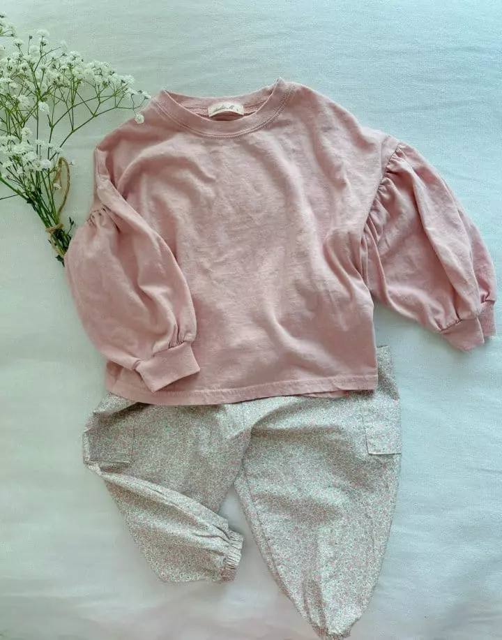 Studio M - Korean Children Fashion - #prettylittlegirls - Ann Shirring Tee - 4