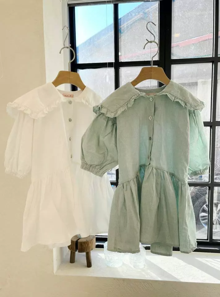 Studio M - Korean Children Fashion - #todddlerfashion - Lala Sailor One-piece - 2