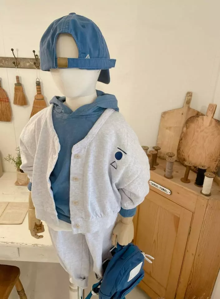 Studio M - Korean Children Fashion - #toddlerclothing - Cotton V Cardigan - 11