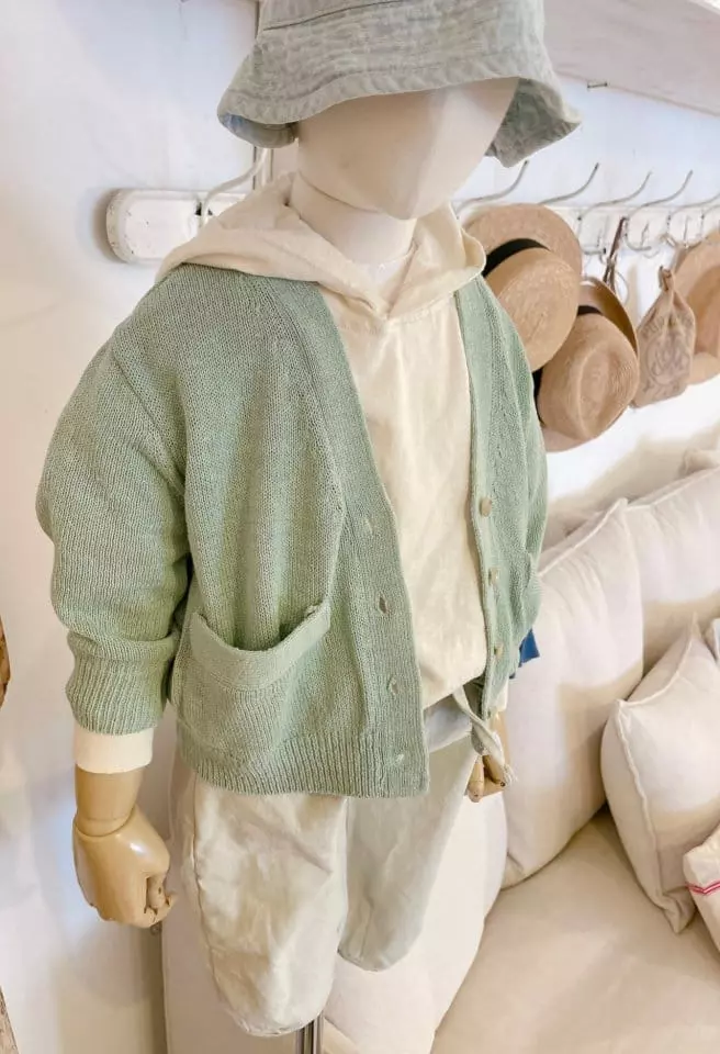 Studio M - Korean Children Fashion - #toddlerclothing - Bote V Cardigan - 6