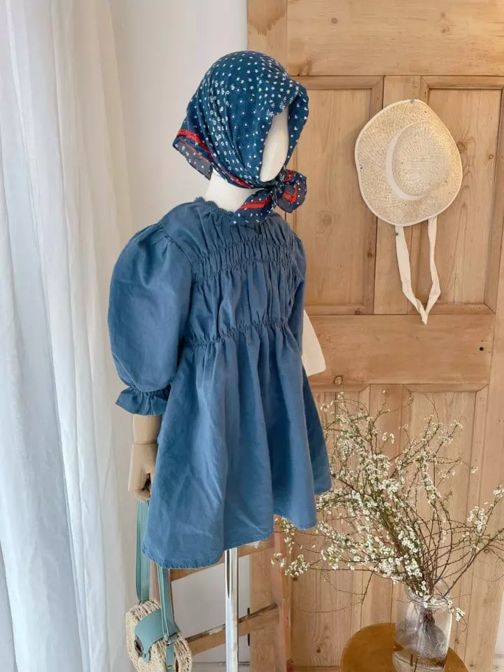 Studio M - Korean Children Fashion - #todddlerfashion - Anna Wrinkle One-piece - 4