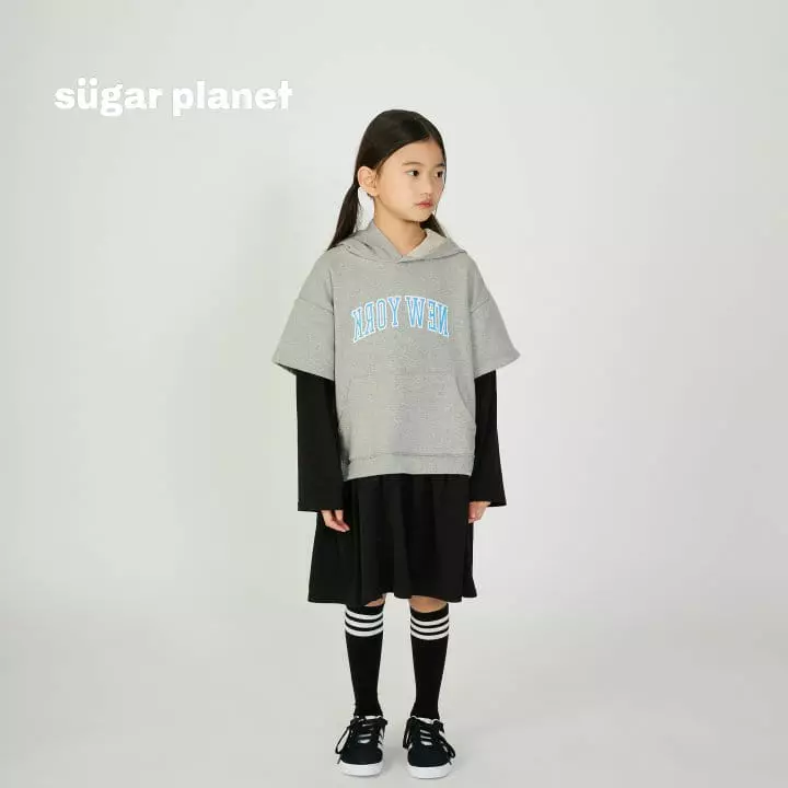 Sugar Planet - Korean Children Fashion - #childofig - Newyork Hoody One-piece - 8
