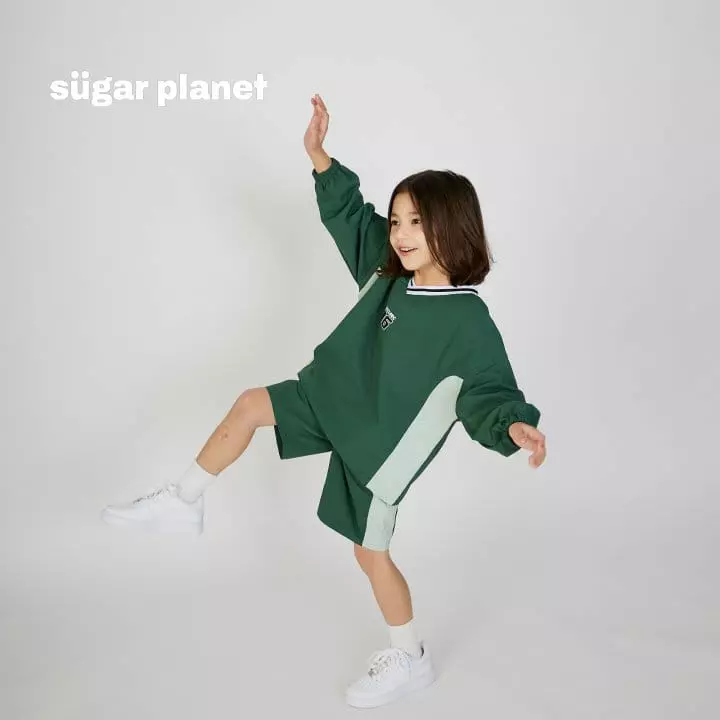 Sugar Planet - Korean Children Fashion - #childrensboutique - Lacing Pullover Top Bottom Sert - 12