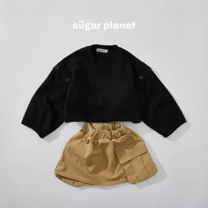 Sugar Planet - Korean Children Fashion - #kidsstore - Button Crop Tee - 6